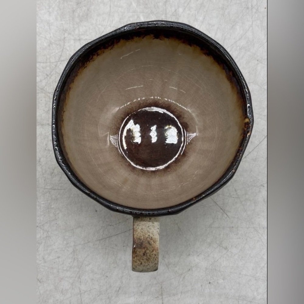 MIYA Kosui Boulder Japanese Set of 4 Glazed Ceramic Mugs 11oz Set - Picture 5 of 14